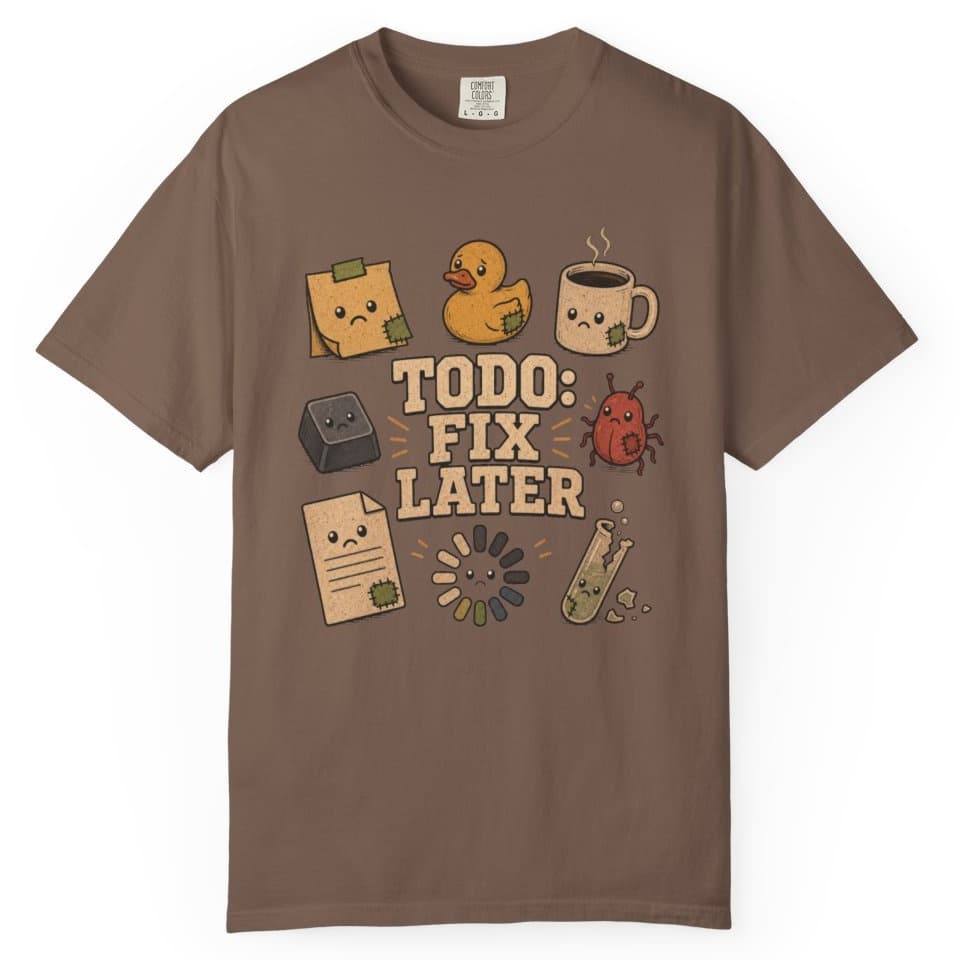 Future Me Problem t-shirt in Chili, photo 4