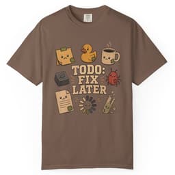 Future Me Problem t-shirt in Chili, thumbnail 4