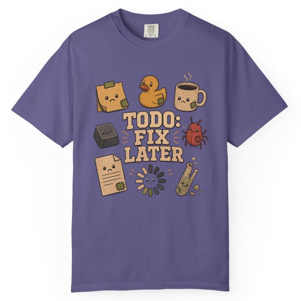 Future Me Problem t-shirt in Chili, photo 7