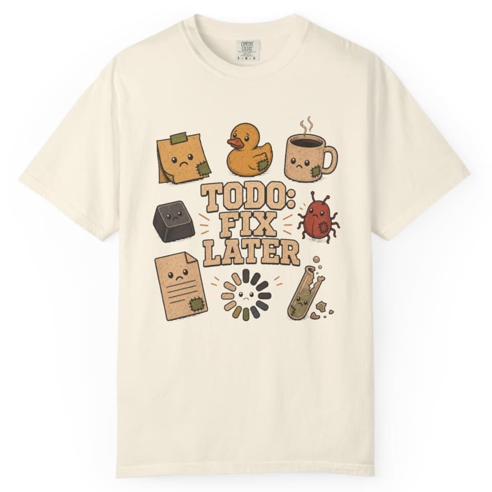 Future Me Problem t-shirt in Chili, photo 10