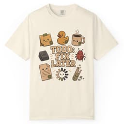 Future Me Problem t-shirt in Chili, thumbnail 10