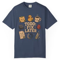 Future Me Problem t-shirt in Chili, thumbnail 3