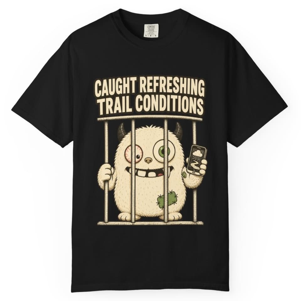 Trail Conditions Repeat Offender Tee t-shirt in Grape, photo 2