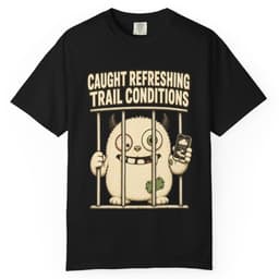Trail Conditions Repeat Offender Tee t-shirt in Grape, thumbnail 2