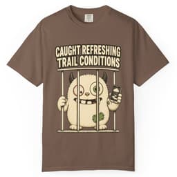 Trail Conditions Repeat Offender Tee t-shirt in Grape, thumbnail 4