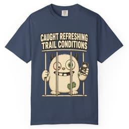 Trail Conditions Repeat Offender Tee t-shirt in Grape, thumbnail 3