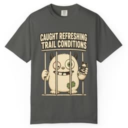 Trail Conditions Repeat Offender Tee t-shirt in Grape, thumbnail 5