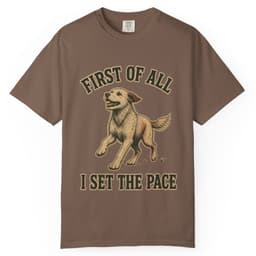 Trail Dog Pace Setter Tee t-shirt in Espresso, thumbnail 1