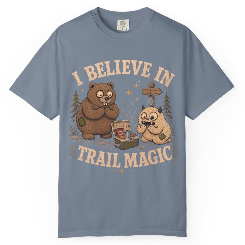 Trail Magic Believer t-shirt in Brick, photo 9
