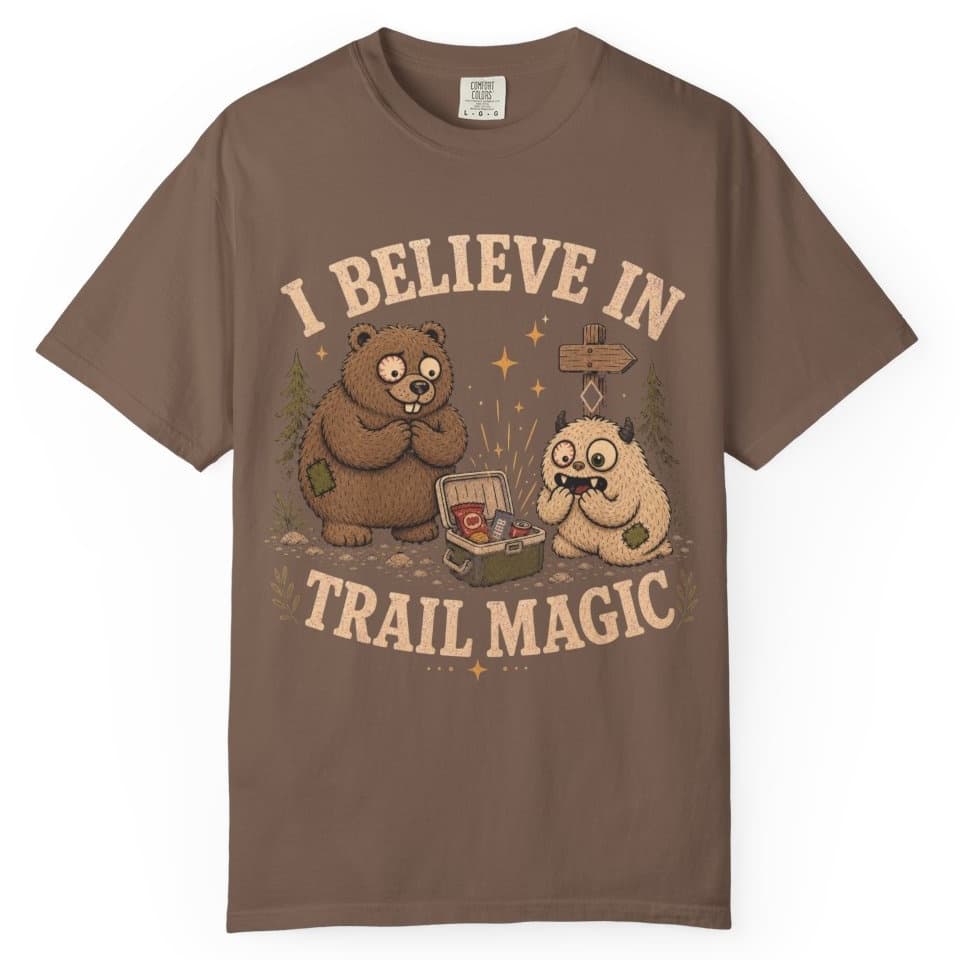 Trail Magic Believer t-shirt in Brick, photo 4