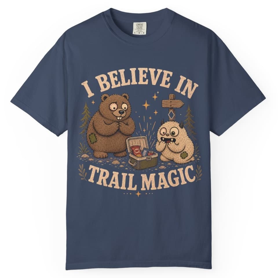 Trail Magic Believer t-shirt in Brick, photo 3