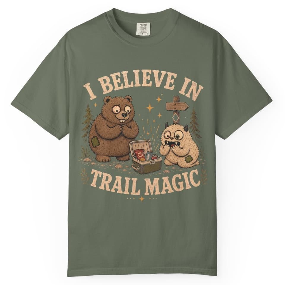 Trail Magic Believer t-shirt in Brick, photo 6