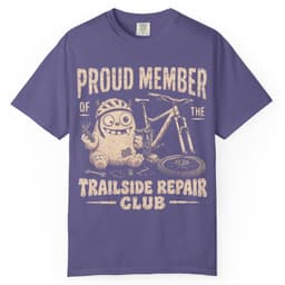 Trailside Repair Club t-shirt in Espresso, thumbnail 7