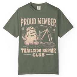 Trailside Repair Club t-shirt in Espresso, thumbnail 5
