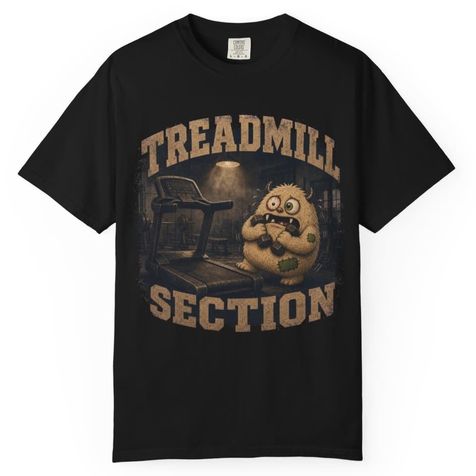 Treadmill Section t-shirt in Granite, photo 2