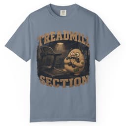 Treadmill Section t-shirt in Granite, thumbnail 8