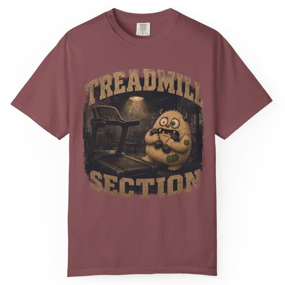 Treadmill Section t-shirt in Granite, photo 9