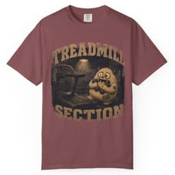 Treadmill Section t-shirt in Granite, thumbnail 9