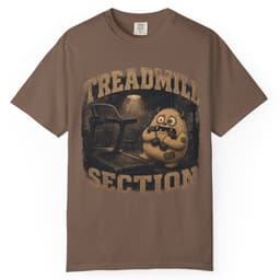 Treadmill Section t-shirt in Granite, thumbnail 4