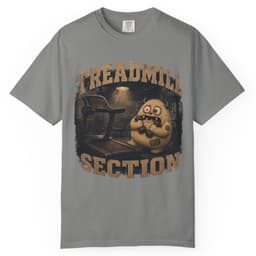 Treadmill Section t-shirt in Granite, thumbnail 1