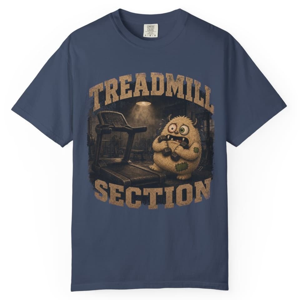 Treadmill Section t-shirt in Granite, photo 3