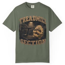 Treadmill Section t-shirt in Granite, thumbnail 6