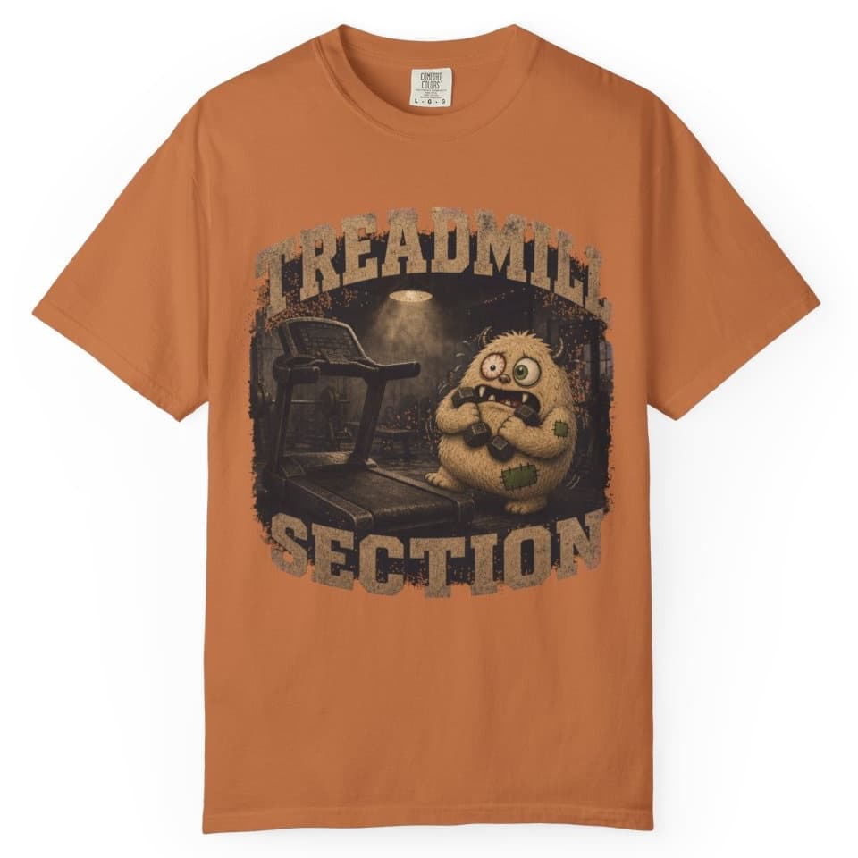 Treadmill Section t-shirt in Granite, photo 10