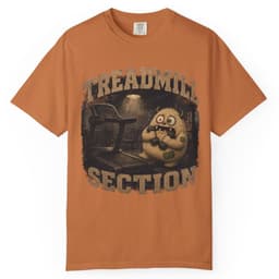 Treadmill Section t-shirt in Granite, thumbnail 10