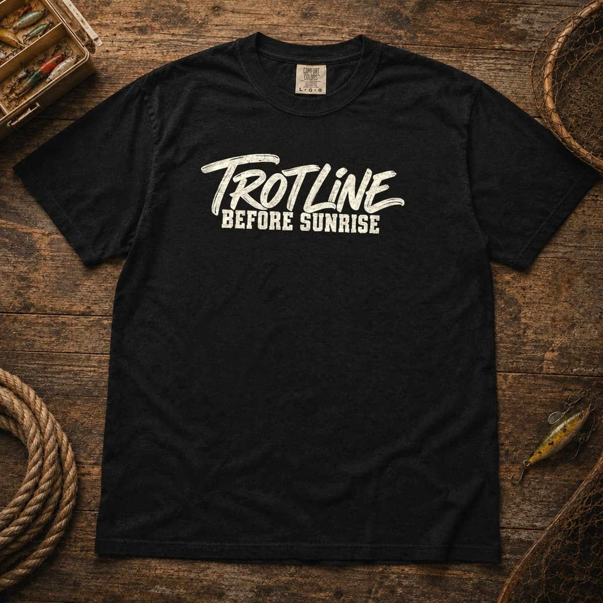 Trotline Before Sunrise t-shirt in Espresso, photo 9