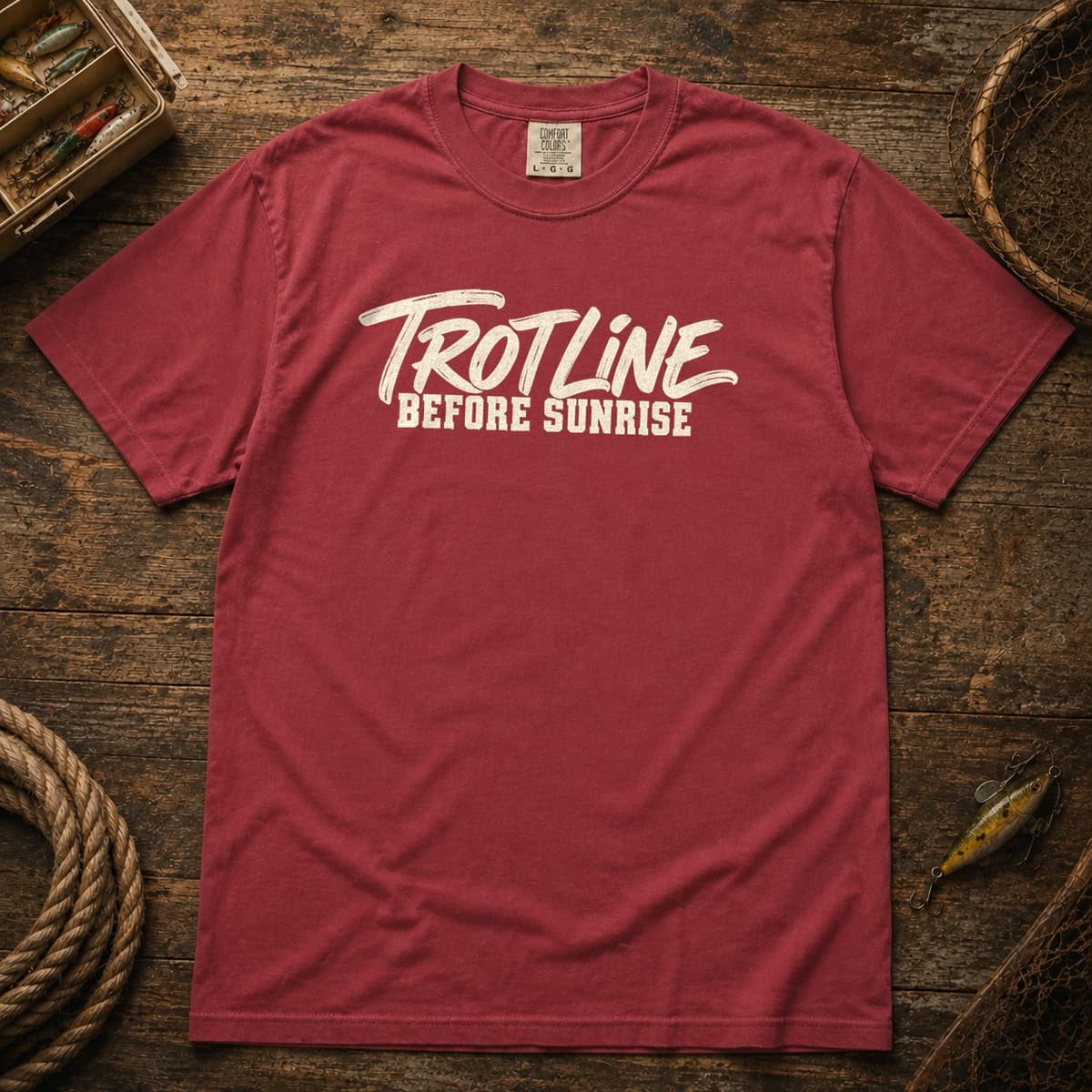 Trotline Before Sunrise t-shirt in Espresso, photo 6