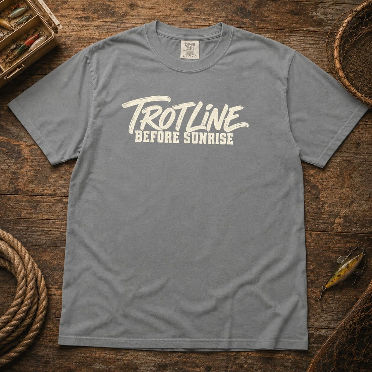 Trotline Before Sunrise t-shirt in Espresso, photo 8