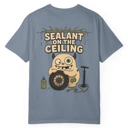 Tubeless Dept Sealant Incident Tee t-shirt in Black, thumbnail 17