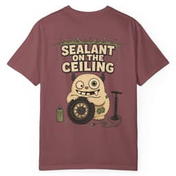 Tubeless Dept Sealant Incident Tee t-shirt in Black, thumbnail 19
