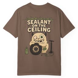 Tubeless Dept Sealant Incident Tee t-shirt in Black, thumbnail 5