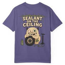 Tubeless Dept Sealant Incident Tee t-shirt in Black, thumbnail 13