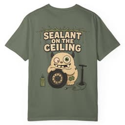 Tubeless Dept Sealant Incident Tee t-shirt in Black, thumbnail 9