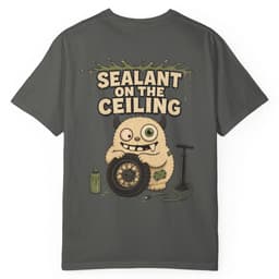 Tubeless Dept Sealant Incident Tee t-shirt in Black, thumbnail 7