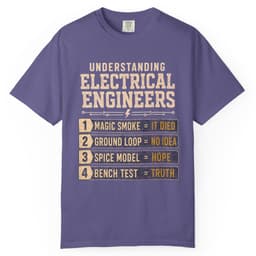 EE Decoder Ring t-shirt in Grape, thumbnail 1
