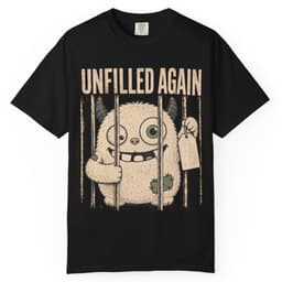 Unfilled Again t-shirt in Espresso, thumbnail 3
