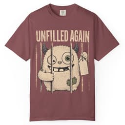 Unfilled Again t-shirt in Espresso, thumbnail 9