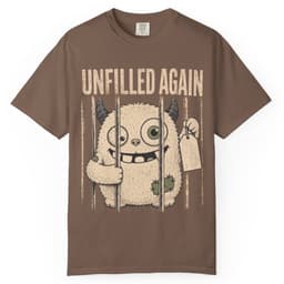 Unfilled Again t-shirt in Espresso, thumbnail 1