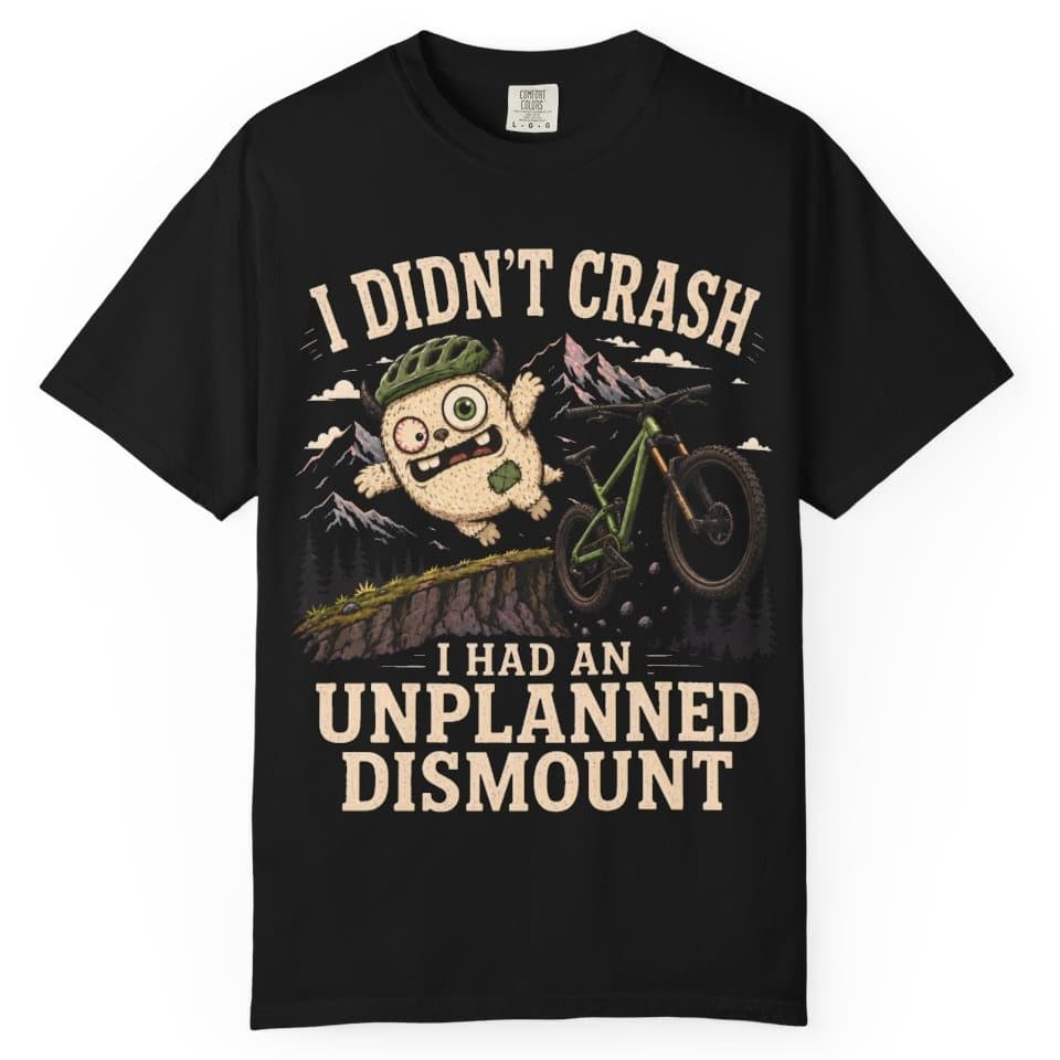 I Didnt Crash t-shirt, alternate view