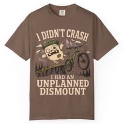 I Didnt Crash t-shirt in Chili, thumbnail 4