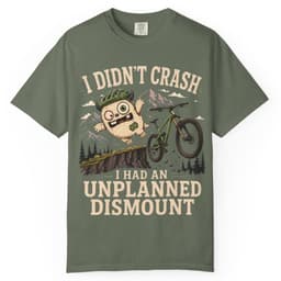 I Didnt Crash t-shirt in Chili, thumbnail 6