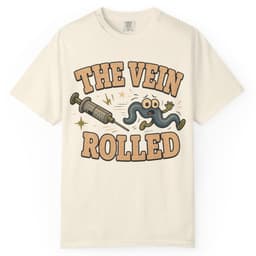 Rolled Vein t-shirt in Grape, thumbnail 10