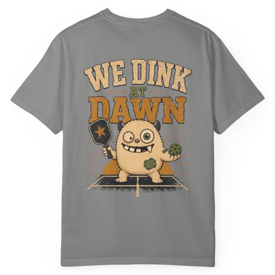 We Dink At Dawn t-shirt in Midnight, photo 9