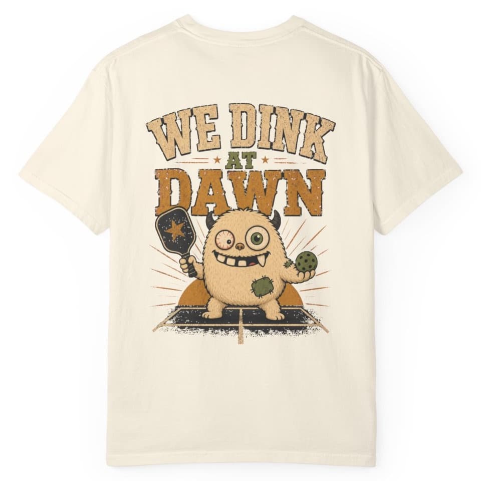 We Dink At Dawn t-shirt in Midnight, photo 13