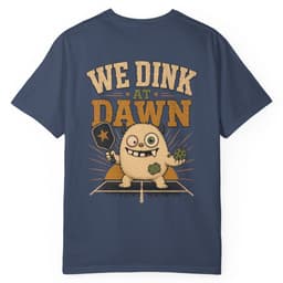 We Dink At Dawn t-shirt in Midnight, thumbnail 1