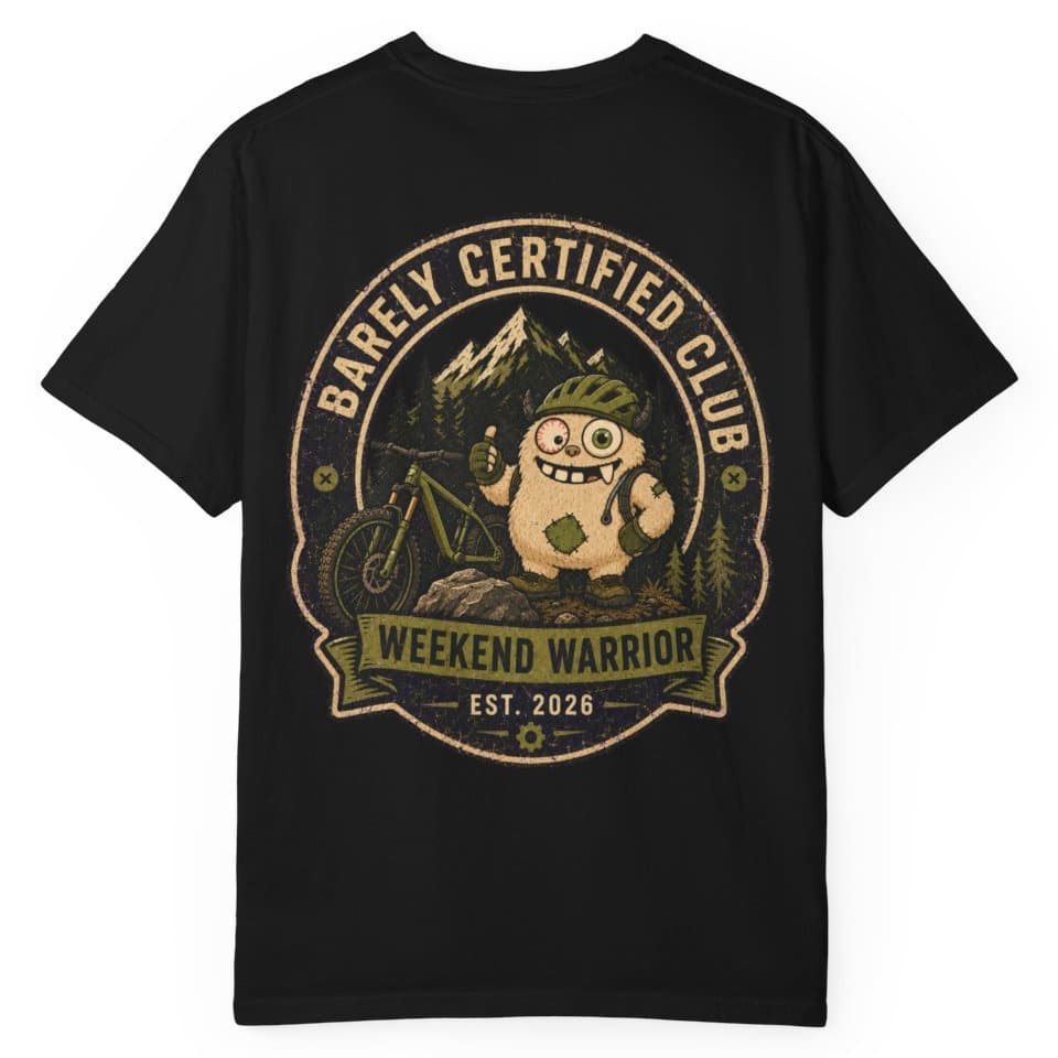 Weekend Warrior Rider t-shirt in Black, photo 1