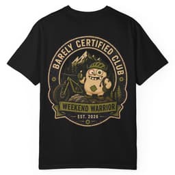 Weekend Warrior Rider t-shirt in Black, thumbnail 1